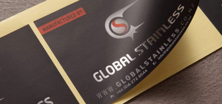 Stickers with Foil Stamp