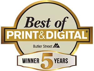 Best of Print & Digital Award - 5 years